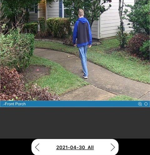 Security camera footage of Matthew Witt leaving his home April 30 shows what clothing he was wearing when he disappeared.